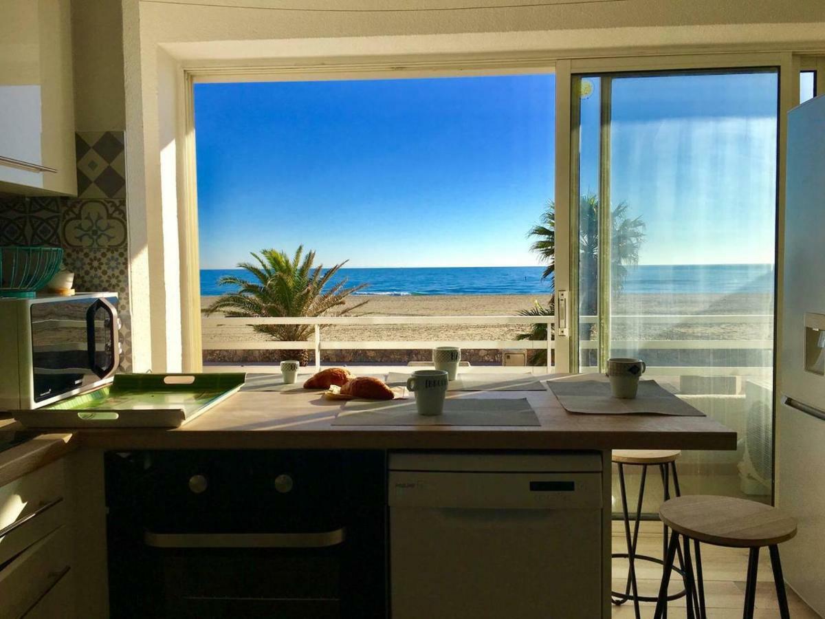 "Plage" Splendide Vue Mer Depuis La Chambre Et Le Salon Cuisine, 20M De La Plage! Canet-en-Roussillon Exterior photo